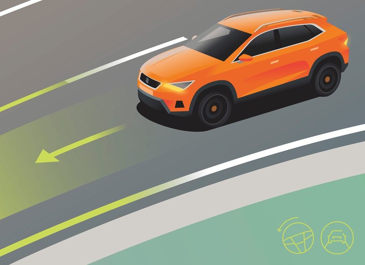 New SEAT Ateca travel assist demonstration